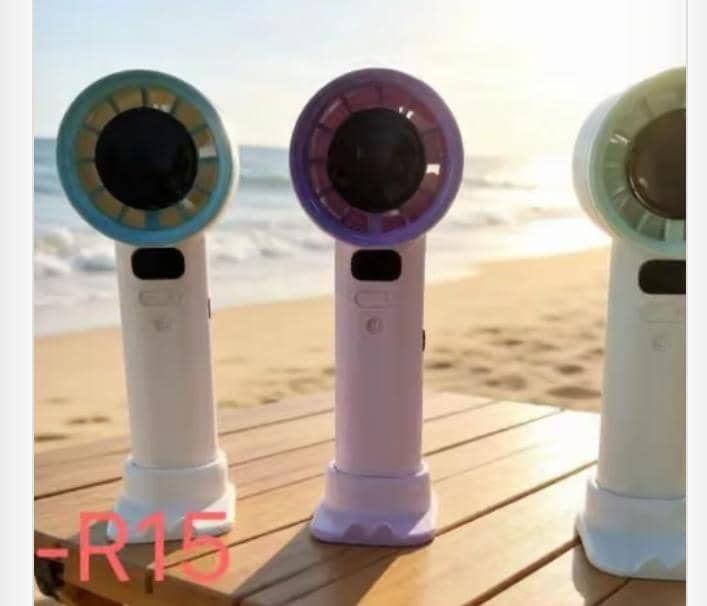 Sx-r15 rechargeable fan